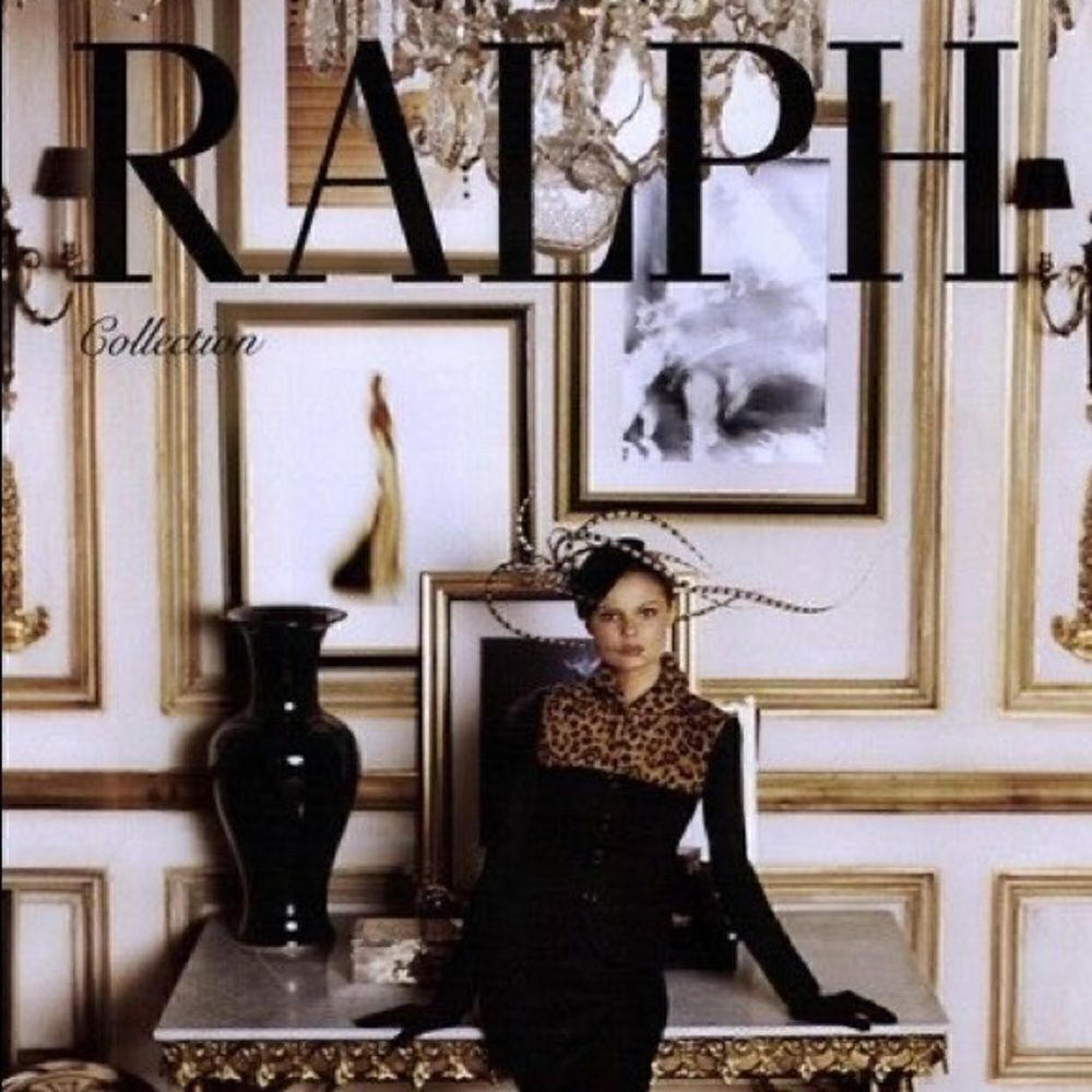 Vtg Ralph Lauren Fall 08 Collection Black Cashmere Leopard Print Cocktail Jacket - Picture 12 of 16